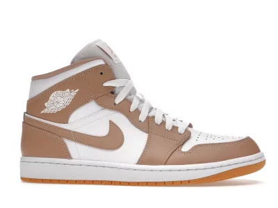 Air Jordan 1 Mid Tan Gum